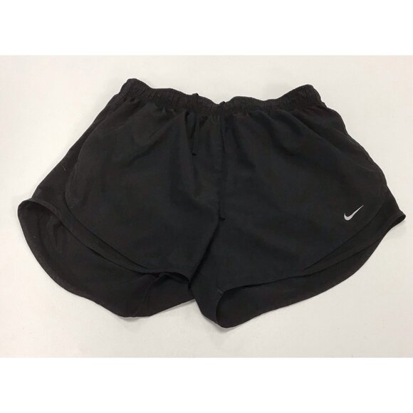 Nike Women's Dri Fit Running Training Shorts Lined 3" Inseam Black - Size XL 🩶 - Picture 1 of 3